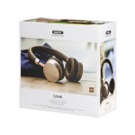 Наушники гарнитура накладные Bluetooth Remax RB-520HB Gold (6954851284857)