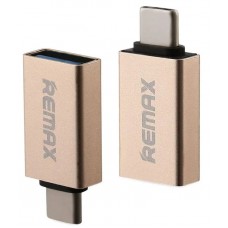 Адаптер Remax Glance USB-Type-C RA-OTG1 Gold (6954851289753)