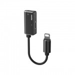 Адаптер Remax RL-LA02i Enjoy 2in1 Lightning-Lightning 0.12m Black (6954851297994)