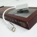 Адаптер Remax RL-LA02i Enjoy 2in1 Lightning-Lightning 0.12m White (6954851298007)