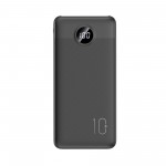 УМБ VEGER L10S LCD Display PD QC3.0 20W 10000mAh 2USB 1Type-C 2A Black (W1105PD) (6977525750021)