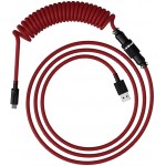 Кабель HyperX USB-Type-C спиральный 1.37m Red/Black (6J677AA)