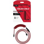 Кабель HyperX USB-Type-C спиральный 1.37m Red/Black (6J677AA)