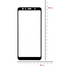 Защитное стекло BeCover для Samsung A7 (2018) SM-A750 Black (702948)