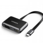 Адаптер Ugreen CM303 Type-C-HDMI-VGA 4K 30Hz Black (70549)
