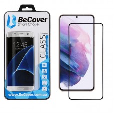 Защитное стекло BeCover для Samsung S21+ SM-G996 Black (705916)