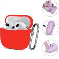 Чехол BeCover TPU для кейса наушников Apple AirPods (3nd Gen) Red (707186)