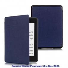 Чехол книжка BeCover PU Smart для электронной книги Amazon Kindle Paperwhite 11th Gen. 2021 Deep Blue (707203)
