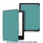 Чехол книжка BeCover PU Smart для электронной книги Amazon Kindle Paperwhite 11th Gen. 2021 Dark Green (707204)