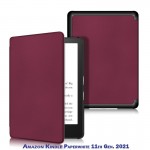 Чехол книжка BeCover PU Smart для электронной книги Amazon Kindle Paperwhite 11th Gen. 2021 Red Wine (707208)
