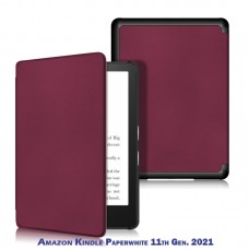 Чехол книжка BeCover PU Smart для электронной книги Amazon Kindle Paperwhite 11th Gen. 2021 Red Wine (707208)