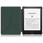 Чехол книжка BeCover PU Ultra Slim Origami для электронной книги Amazon Kindle Paperwhite 11th Gen. 2021 Dark Green (707220)
