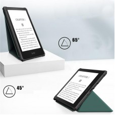 Чехол книжка BeCover PU Ultra Slim Origami для электронной книги Amazon Kindle Paperwhite 11th Gen. 2021 Dark Green (707220)