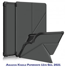 Чехол книжка BeCover PU Ultra Slim Origami для электронной книги Amazon Kindle Paperwhite 11th Gen. 2021 Gray (707221)