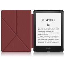 Чехол книжка BeCover PU Ultra Slim Origami для электронной книги Amazon Kindle Paperwhite 11th Gen. 2021 Red Wine (707222)