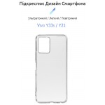 Чехол накладка TPU BeCover для Vivo Y33s/Y21 Transparancy (707230)
