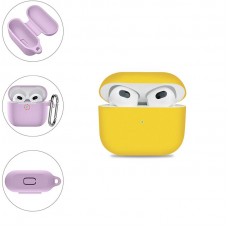 Чехол BeCover TPU для кейса наушников Apple AirPods (3nd Gen) Yellow (707233)