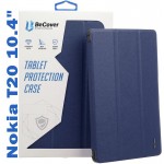 Чехол книжка BeCover PU Smart для Nokia T20 10.4" Deep Blue (708042)