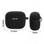 Чехол BeCover TPU Silicon для кейса наушников JBL Tune 230 NC TWS Black (708608)