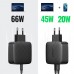 Сетевое зарядное устройство Ugreen CD216 2Type-C PD 66W 3A Black (70867)