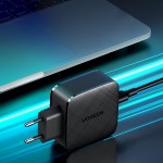 Сетевое зарядное устройство Ugreen CD216 2Type-C PD 66W 3A Black (70867)