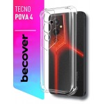 Чехол накладка TPU BeCover Anti-Shock для Tecno Pova 4 (LG7n) Clear (708903) Чехол накладка TPU BeCover Anti-Shock для Tecno Pova 4 (LG7n) Clear (708903)