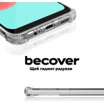 Чехол накладка TPU BeCover Anti-Shock для Tecno Spark 9 Pro (KH7n) Clear (708907)