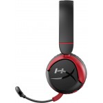 Наушники гарнитура накладные Bluetooth HyperX Cloud Mini Wireless Black/Red (7G8F1AA)