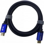 Кабель ATcom HDMI-HDMI V 2.1 (M/M) Real 8K 48Gbps 5m Black/ синий (88855)