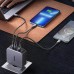 Сетевое зарядное устройство Ugreen CD289 GaN PD 140W 2Type-C 1USB 5A Gray + cable Type-C 1.5m (90549)