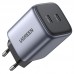 Сетевое зарядное устройство Ugreen CD294 GaN 2Type-C PD 45W 3A Gray (90573)