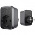 Сетевое зарядное устройство Ugreen CD314 2USB 1Type-C PD 30W 3A Outlet Extender Black (90613)
