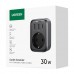 Сетевое зарядное устройство Ugreen CD314 2USB 1Type-C PD 30W 3A Outlet Extender Black (90613)