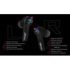 Наушники вакуумные Wireless Asus ROG Cetra True SpeedNova Black (90YH03Y0-BTUA00)