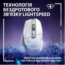 Мышь Wireless Logitech G502 X Lightspeed White (910-006189)