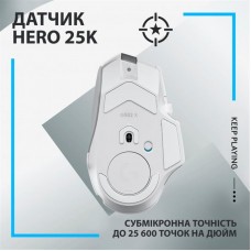 Мышь Wireless Logitech G502 X Lightspeed White (910-006189)