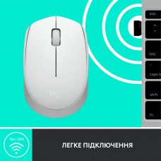 Мышь Wireless Logitech M171 Off-White (910-006867)