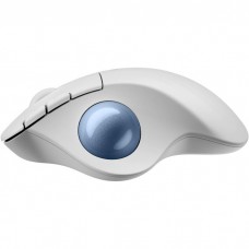 Мышь Wireless Logitech Ergo M575S Off-White + Blue Ball (910-007030)