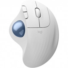 Мышь Wireless Logitech Ergo M575S Off-White + Blue Ball (910-007030)