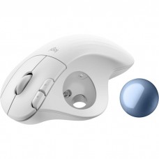 Мышь Wireless Logitech Ergo M575S Off-White + Blue Ball (910-007030)