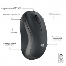 Мышь Wireless Logitech M240 Silent Charcoal (910-007119)