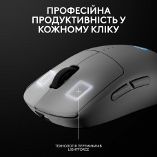 Мышь Wireless Logitech G Pro 2 Lightspeed White (910-007302)