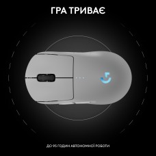 Мышь Wireless Logitech G Pro 2 Lightspeed White (910-007302)