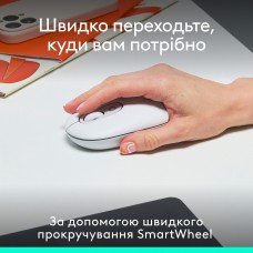 Мышь Wireless Logitech Pop Mouse with Emoji Off-White (910-007411)