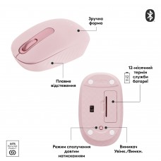 Мышь Wireless Logitech M196 Rose (910-007461)