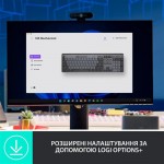 Клавиатура Wireless Logitech MX Mechanical Graphite Clicky (920-010759)
