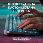Клавиатура Wireless Logitech MX Keys S Pale Grey (920-011588)
