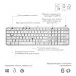 Клавиатура Wireless Logitech MX Keys S Pale Grey (920-011588)