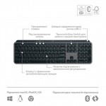 Клавиатура Wireless Logitech MX Keys S Plus Palm Rest Graphite (920-011589) Клавиатура Wireless Logitech MX Keys S Plus Palm Rest Graphite (920-011589)