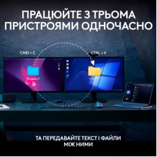 Комплект клавиатура + мышь Wireless Logitech MX Keys S Combo Graphite (920-011614)